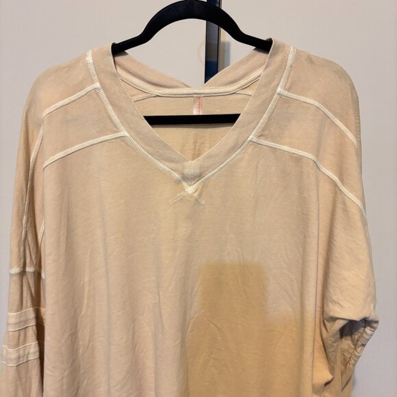 Free People Movement All Stars Layer Long Sleeve Top Latte - Picture 10 of 15